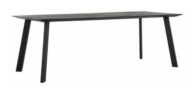 DTP Home Eettafel 'Shape' Teakhout, 225 x 100cm, kleur Zwart DTP Home Eettafel 'Shape' Teakhout, 225 x 100cm, kleur Zwart