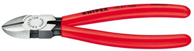 Knipex Zijsnijtang | 140 mm Lengte | Kunststof Bekleed | Zwart Geatramenteerd - 70 01 140 SB