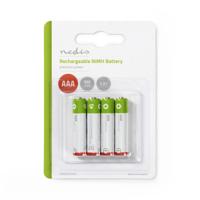 Nedis BANM9HR034B Oplaadbare NiHM AAA-batterij 1.2V HR03 950 mAh (4 stuks) - thumbnail