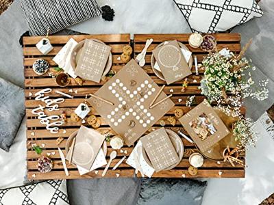 Houten Confetti Hartjes (50st)