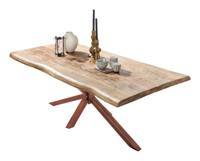 Artistiq Boomstam Eettafel 'Rochelle' Mangohout, 160 x 90cm, kleur Bruin - thumbnail