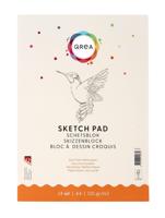Schetsblok qrea a4 24vel 120gr gelijmd - thumbnail