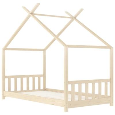 Kinderbedframe massief grenenhout 70x140 cm Kinderbedframe massief grenenhout 70x140 cm