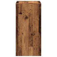 Bartafel 51x50x103,5 cm bewerkt hout oud houtkleurig - thumbnail