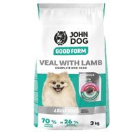 JOHN DOG Good Form Small breeds Veal with lamb - droog hondenvoer - 3kg - thumbnail