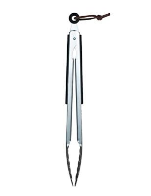 Cozze Bbq tang 40 cm zilver/zwart