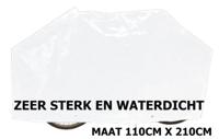 Vk international fiets-beschermhoes "classic" bike cover intern. classic white - thumbnail