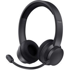 Headset met Bluetooth en microfoon Trust Ayda ENC Zwart