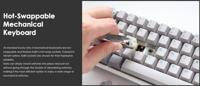 Ducky One 3 Mini toetsenbord USB Grijs - thumbnail