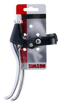 Simson Remgrepenset v-brake/cantilever 4-vinger zwart 2-delig