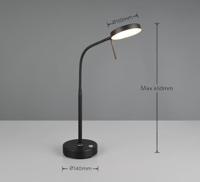 Trio Zwarte bureaulampMoreno oplaadbaar - R54561132 - thumbnail