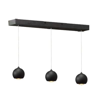 Artdelight 3-lichts hanglampDenver zwart - HL DENVER3 ZW