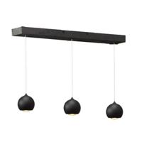 Artdelight 3-lichts hanglampDenver zwart - HL DENVER3 ZW - thumbnail