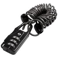 Messingschlager M-wave codeslot met kabel 3 mm. x 1200 mm. smoke - thumbnail