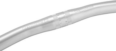 Ergotec stuur fixie bar 25,4mm zilver