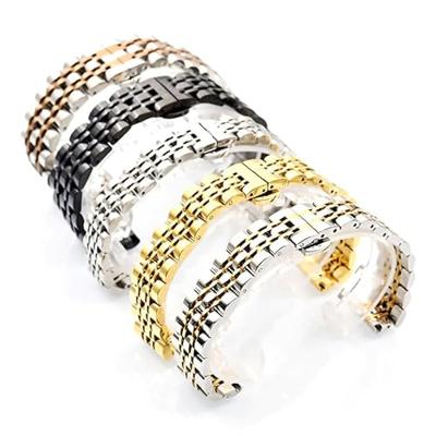 By Qubix - Metalen schakelbandje - Zilver - Compatible met Garmin Lily 2 - Compatible Garmin bandje