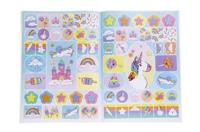 Duckiez Kleurboek met stickervel dinosaurus - thumbnail