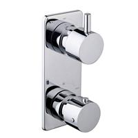 Thermostatische Inbouw Regendouche Set Wiesbaden Type 19 Wandarm Ufo 30 cm Rond - thumbnail