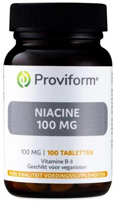 Proviform Vitamine B3 niacine 100 mg 100 Tabletten Proviform Vitamine B3 niacine 100 mg 100 Tabletten