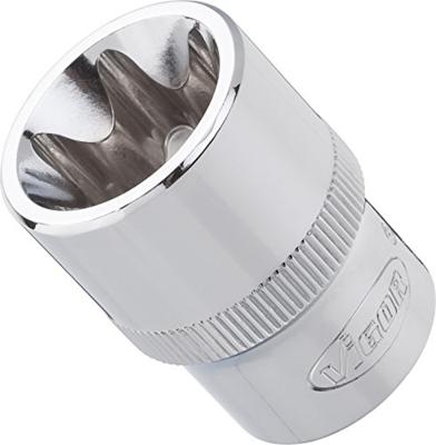 Vigor V2196 Buiten-zesrond (TX) Dopsleutelinzetstuk T 18 1/2 (12.5 mm)