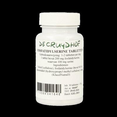 Cruydhof Fosfatidylserine 200mg 30 Tabletten