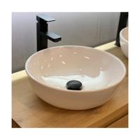 Waskom Casajoy Rond 40,5x13 cm Keramiek Lars Wit Casajoy - thumbnail