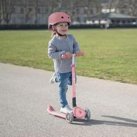 Globber Primo Foldable Plus Lights step - Pastel roze - thumbnail