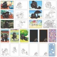 Totum Bluey Scratchboek - thumbnail