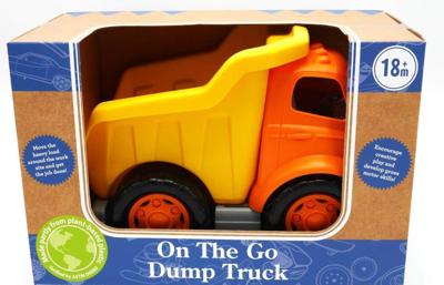 Playgo biobased kiepwagen geel