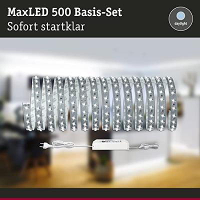 Paulmann MaxLED 500 70605 LED-strip basisset Met connector (male) 24 V 5 m Daglichtwit 1 stuk(s) Paulmann MaxLED 500 70605 LED-strip basisset Met connector (male) 24 V 5 m Daglichtwit 1 stuk(s)