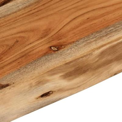 Wandschap rechthoekig natuurlijke rand 70x40x2,5 cm acaciahout
