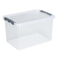 Sunware Q-line box 62 liter transp/metaal - thumbnail