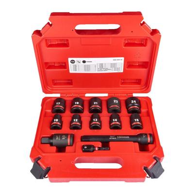 Milwaukee ShockWave™ Krachtdoppenset 1/2" Vierkant | kort | 13-delig - 4932480456 Milwaukee ShockWave™ Krachtdoppenset 1/2" Vierkant | kort | 13-delig - 4932480456