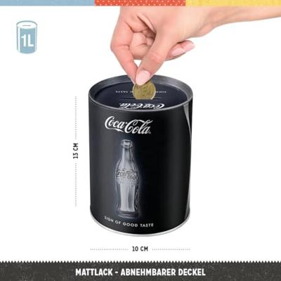 Spaarpot Coca Cola zwart Spaarpot Coca Cola zwart
