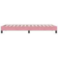 Boxspring zonder matras fluweel roze 80x210 cm - thumbnail