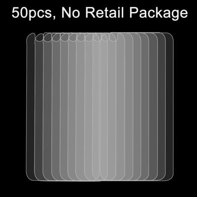50 stuks voor iPhone 6 / 6S 0 26 mm 9H oppervlakte hardheid 2.5D explosieveilige terug getemperd glas Film No retailpakket
