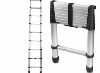 Mannsberger Telescopische Softclose Ladder - Uitschuifbare ladder - 2,6 meter - thumbnail