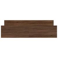 Bedframe hoofd- en voeteneinde bruin eikenkleur 160x200 cm - thumbnail