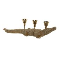 Decoratieve figuren Home ESPRIT Gouden Kandelaar 42,5 x 12,5 x 11,5 cm - thumbnail
