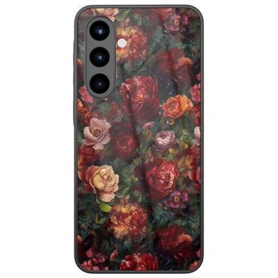 Samsung Galaxy A56 glazen hardcase - Floral garden Samsung Galaxy A56 glazen hardcase - Floral garden