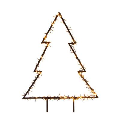 Overige Merken Luca lighting tuin decoratie led boom 175 leds 53x1x75 cm warm wit zwart