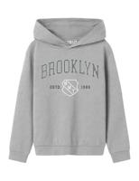 Name it winter sweater jongens - grijs - regular fit - NkmNewi - thumbnail