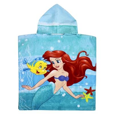 De Kleine Zeemeermin poncho - 50 x 115 cm - Katoen