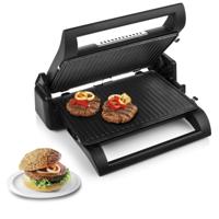 NOVA 02.110502.01.002 Grill Elektrisch Controlelampje, Inklapbaar, Anti-aanbaklaag, Kabelgebonden Zwart - thumbnail