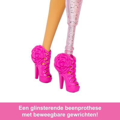 Barbie Fashionsta Pop Deluxe met Prothese Barbie Fashionsta Pop Deluxe met Prothese