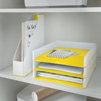Leitz 53611016 brievenbakje Kunststof Wit, Geel - thumbnail