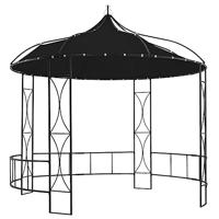 VidaXL Prieel rond 300x290 cm antraciet - thumbnail