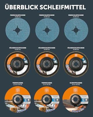 Fein 63730023010 Lamellenschuurschijf Diameter 125 mm Boordiameter 22.23 mm 10 stuk(s)