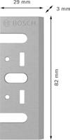 Bosch Accessoires PRO Schaafmes | 82 x 29 x 3 mm - 2608635905 - thumbnail