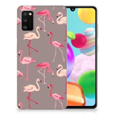 Samsung Galaxy A41 | TPU Hoesje | Flamingo